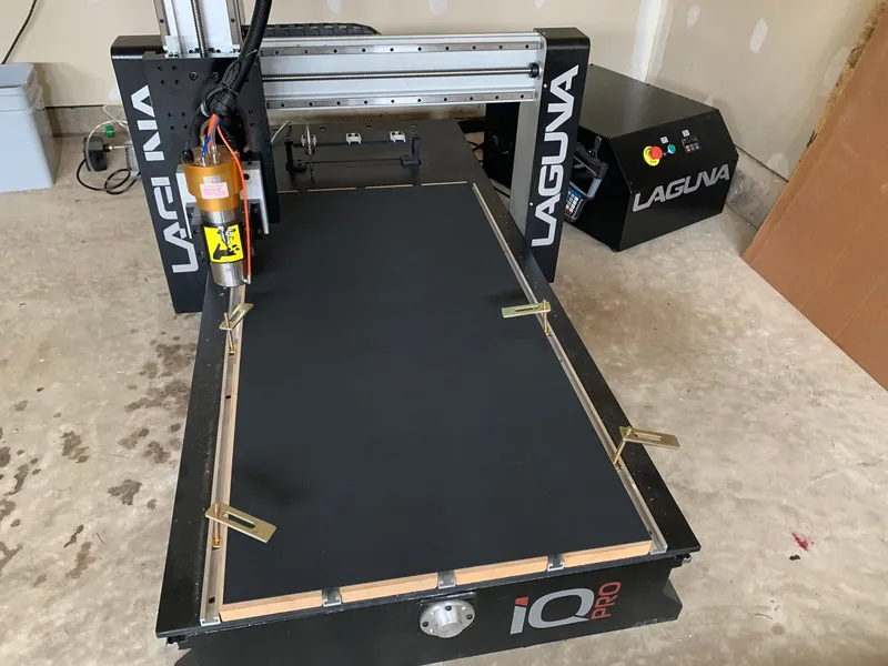 CNC router used to cut the bucks.