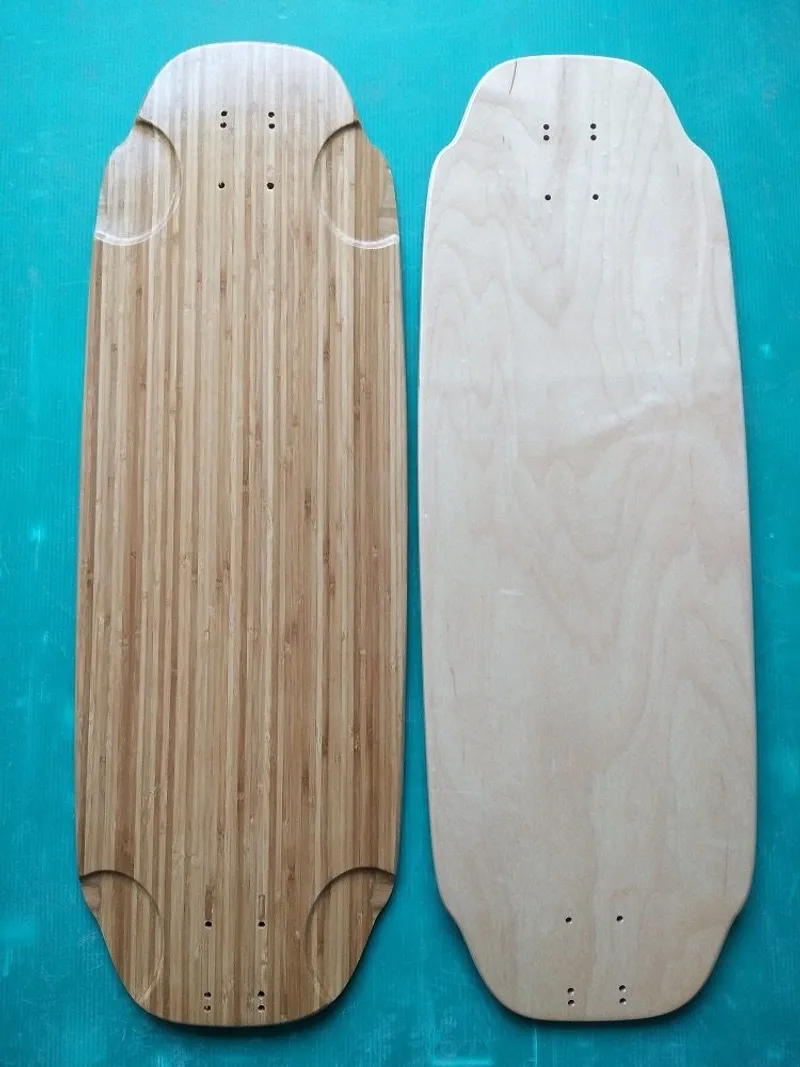 The two deck shapes after cutting.