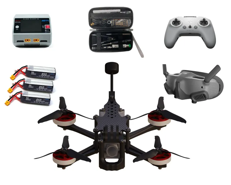 DJI kit — DJI Goggles 2 and controller.