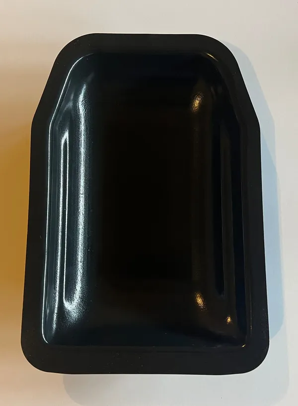 Inside of a trimmed shell.